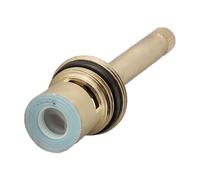 Brass Tap Valve Core Cartridge for Bathroom Shower & Kitchen Faucets, 76 mm or 82 mm Long Stem, 1/2 Inch Thread, Copper Body with Rubber O-Ri(82MM)