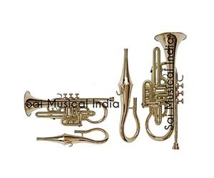 Brass TB-0027 Gold Color - A Cornet ECOCORNET POCKET Sai Musical