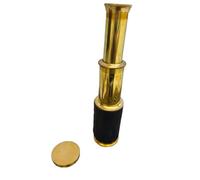 Brass Telescope - Elegant Handcrafted Design for Stargazing and Nautical Adventures - Adjustable Focus, Antique Finish, Perfect for Collectors
