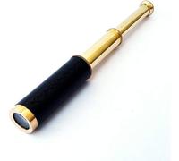 Brass Telescope Leather Mounted (12 Inch)