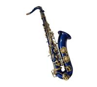 Brass Tenor Saxophone Instrument Professional(Blue)