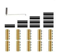 Brass Terminal Block Connector Kit 60A and 80A High Power with Heat Shrink Tubes and Hex Key for 1-6mm² or 2.5-16mm² Wires in Home Industrial