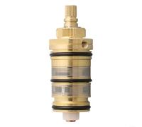 Brass Thermostatic Cartridge Replacement Bath, Mixer Shower Valve Temperature Control Core, 20-48℃ With Safety Override, Bath Mixer Repair Kit(B)
