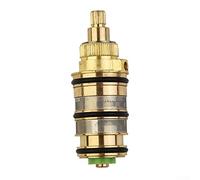 Brass Thermostatic Shower Cartridge Replacement Push Fit Mixer Valve Repair Kit 20-50°C Range 38°C Safety Stop Suitable for Triton Capella Built-In and Bar Type Showers Consistent