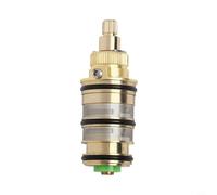 Brass Thermostatic Valve Core Replacement Cartridge for Bath Mixer and Shower Faucet, Hot and Cold Control with 38°C Safety Stop, For Easy Installation(H-1 valve core)