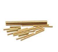 Brass Threaded Rod, Metric Full Thread Double Head Bolts M4~M16(M16x90 1pcs)