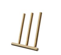 Brass Threaded Rod Nut Runner，Brass Thread M2 .5 M3 M4 M5 M6 M8 M10 Full Bolt Bar Stud Length 25-500mm(M4x50mm (5pcs))