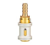 Brass Tire Inflator Chuck Valve Adapter - Quick Release 6.5mm 8mm Air Compressor Hose Connector | Solid Build High Strength Metal Nozzle Precision Fit Tyre Pump Tool Universal Vehicle Motorcycle Car W
