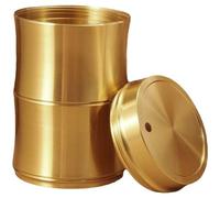 Brass Toothpick Holder with Lid Tooth Picks Dispenser Novelty Toothpick Cocktail Stick Storage Box Container for Hotel Restaurant