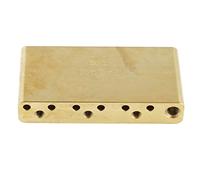 Brass Tremolo Block, Standard Musical Instrument Accessory Replacement for Electric Guitar Bridge, Easy to Operate and Sturdy, Great for Intonation Retention with Refined Look