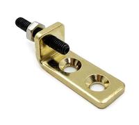 Brass Tremolo Stopper Bridge Stabilizer Replacement Guitar with Mounting Screws and Wrench Enduring Brass