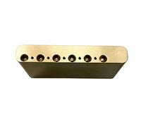 Brass Tremolo System Bridge Blocks Replace Parts Accessories Electric Guitar Without Screws, 7.5 x 4 x 1.27 cm