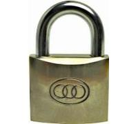 BRASS TRI-CIRCLE PADLOCK 50mm