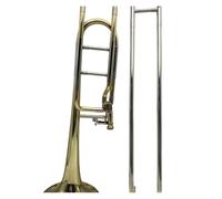 Brass Trombone Gold Copper Transposing Trombone For Beginners And Adults B Flat To F Key(4)