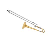 Brass Trombone Trombone Lacquer Gold Brass Instrument B Flat Performance Practice Professional(4)