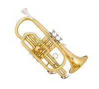 brass Trumpet B-flat Cornet Instrument Palm Number Portable Trumpet Instrument Professional Beginner General