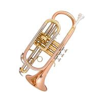 brass Trumpet B-flat Cornet Musical Instrument Palm Number Portable Performance Advanced Phosphor Bronze