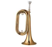 Brass Trumpet Brass Bugle Call Trumpet Cavalry Horn With Mouthpiece Carrying Bag For Beginners School Band Military Orchestra