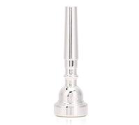 Brass Trumpet Mouthpiece with Silver or Gold Plating Options Compatible with Most Trumpets for All Levels Model 3C (Silver)