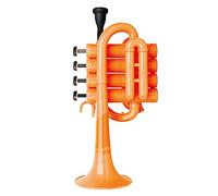 Brass Trumpet Plastic Treble Trumpet Brass Instrument In B-flat, Suitable For Beginners To Test The Level Of Professional Performance (Color : 1)