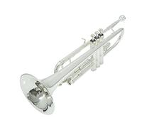 Brass Trumpet Silver-plated B-flat Trumpet Instrument Is Suitable For Beginners To Enter The Performance Test