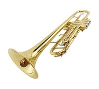 Brass Trumpet Small Trumpet Musical Instrument Professional Trumpet Beginners B-flat Integrated Horn Test