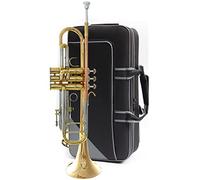 Brass Trumpet Three-tone Trumpet Instrument, Bugle, B Flat, Suitable For Beginners, Young Pioneers, And Professional Drum Horn Team (Color : 4)