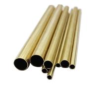 Brass Tube 1pcs Brass Round Tube 150mm Length Seamless Straight Pipe Tubing, for Home Garden DIY Projects Tool Parts(27x1x150mm 1pcs)