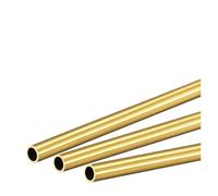 Brass Tube Brass Tube DIY Round Pipe Diameter 2/3/4/5/6/7/8/9/10/12/14/16/18/20mm Metal Seamless Straight Tubing(500mm,8x7mm 2pc)