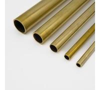 Brass Tube CuZn37 Ms63 Round Tube Diameter 2-30 mm, 50-1000 mm Length 0.5-2 mm Wall Thicknesses Round Profile Hollow Profile, Rod Rod