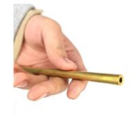 Brass Tube Round Diameter Length 200mm 300mm 500mm Seamless Pipe Rod(OD 10 x ID 8mm)