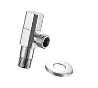 Brass Turn Angles Stop Valves Bathroom High Flows Hot/Cold Water Shut Down Control Enduring Shut Down High Angles Handle for Garden Hose