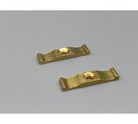 Brass Turn Button Cabinet Latch, 35mm, Pack of 5, Solid Brass Flip Turn