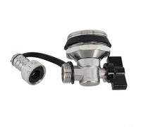 Brass Underfloor Heating Distributor Valve for Floor Heating Systems, G3/4 G1 G1-1/4 DN20 DN25 DN32 Radiator Water Heater Manifold with Nickel Plating,(G1-1/4)