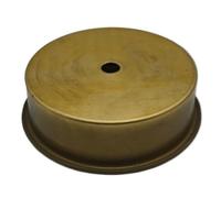 Brass Unprocessed semi-Finished Part Lampshade Claw Lamp Base Plate Light Cover Customizable Processing of Copper Accessories(Z 105x30mm)