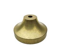 Brass Unprocessed semi-Finished Part Lampshade Claw Lamp Base Plate Light Cover Customizable Processing of Copper Accessories(O 85x45mm)