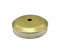 Brass Unprocessed semi-Finished Part Lampshade Claw Lamp Base Plate Light Cover Customizable Processing of Copper Accessories(R 91x20mm)