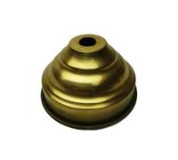 Brass Unprocessed semi-Finished Part Lampshade Claw Lamp Base Plate Light Cover Customizable Processing of Copper Accessories(S 62x38mm)