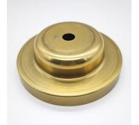 Brass Unprocessed semi-Finished Part Lampshade Claw Lamp Base Plate Light Cover Customizable Processing of Copper Accessories(C 102x36mm)