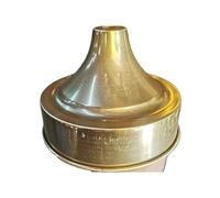 Brass Unprocessed semi-Finished Part Lampshade Claw Lamp Base Plate Light Cover Customizable Processing of Copper Accessories(T 110x75mm)