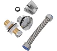Brass Urinal Inlet Pipe Parts with Automatic Flush Valve for Restrooms | Modular Top Inlet Design, Stainless Steel and Copper Parts, Smart Connector, for Plumbers and Renovations