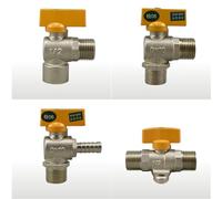 Brass Valve 2 Way Valve Pagoda Tube Joint Fitting Natural Gas Valve Ball Valve Switch DN15 DN20(2 Inch)