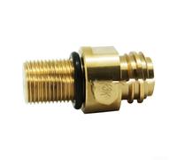 Brass Valve Adapter for Soda Makers - M18x1. Thread with Tr21x4 Interface Replacement Pin Valve for Sodium Carbonate Water Tanks Cm Length Tough Solid Brass Construction