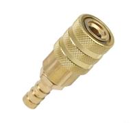 Brass Valve Connector 8 mm Quick Connect for Car Valve and Bicycle Valves - Durable for Bosch EasyPump for Compressor Tyre Inflator Set