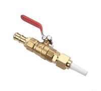 Brass Valve for Sandblaster Nozzle Kit Alumina Tips Brass Valve | Alumina earthenware nozzles, high density material, extended blasting time, brass connector, build
