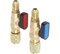 Brass Valves Adapter Refrigerant Valves Air Conditioning Refrigerant Valves Conversion R22 R410A