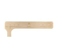 Brass Vernier Caliper Single Scale Jewelry Measuring Ruler 0-100mm