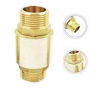 Brass vertical check valve DN15DN25 with external G thread, designed to maintain way water flow and prevent backflow in plumbing systems (1inch-300g)