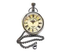 Brass Victoria Antique Pocket Watch Royal Look Indian Handicraft Premium Gift Item