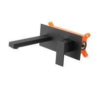 Brass Wall Mounted Faucet Matte Black, Single Handle Wall Mount Bathroom Sink Faucet, Lavatory Basin Mixer Ta, Vessel Sink Faucet Mixer Tap